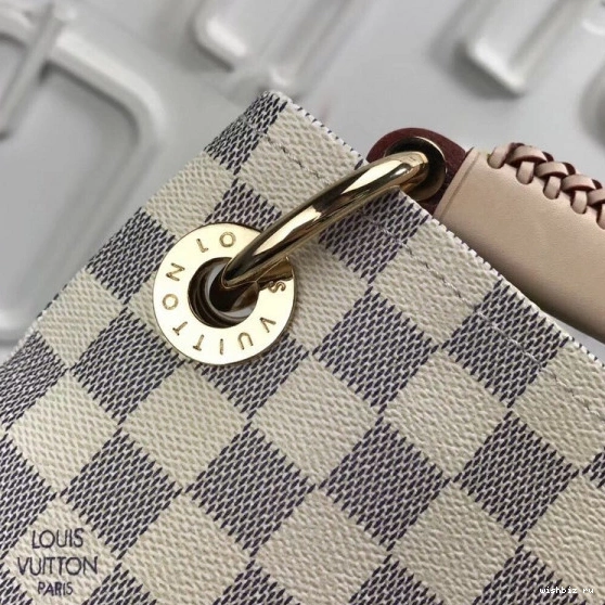 WIS DAMIER MM LOUIS AZUR VUITTON BAG ARTSY 0708